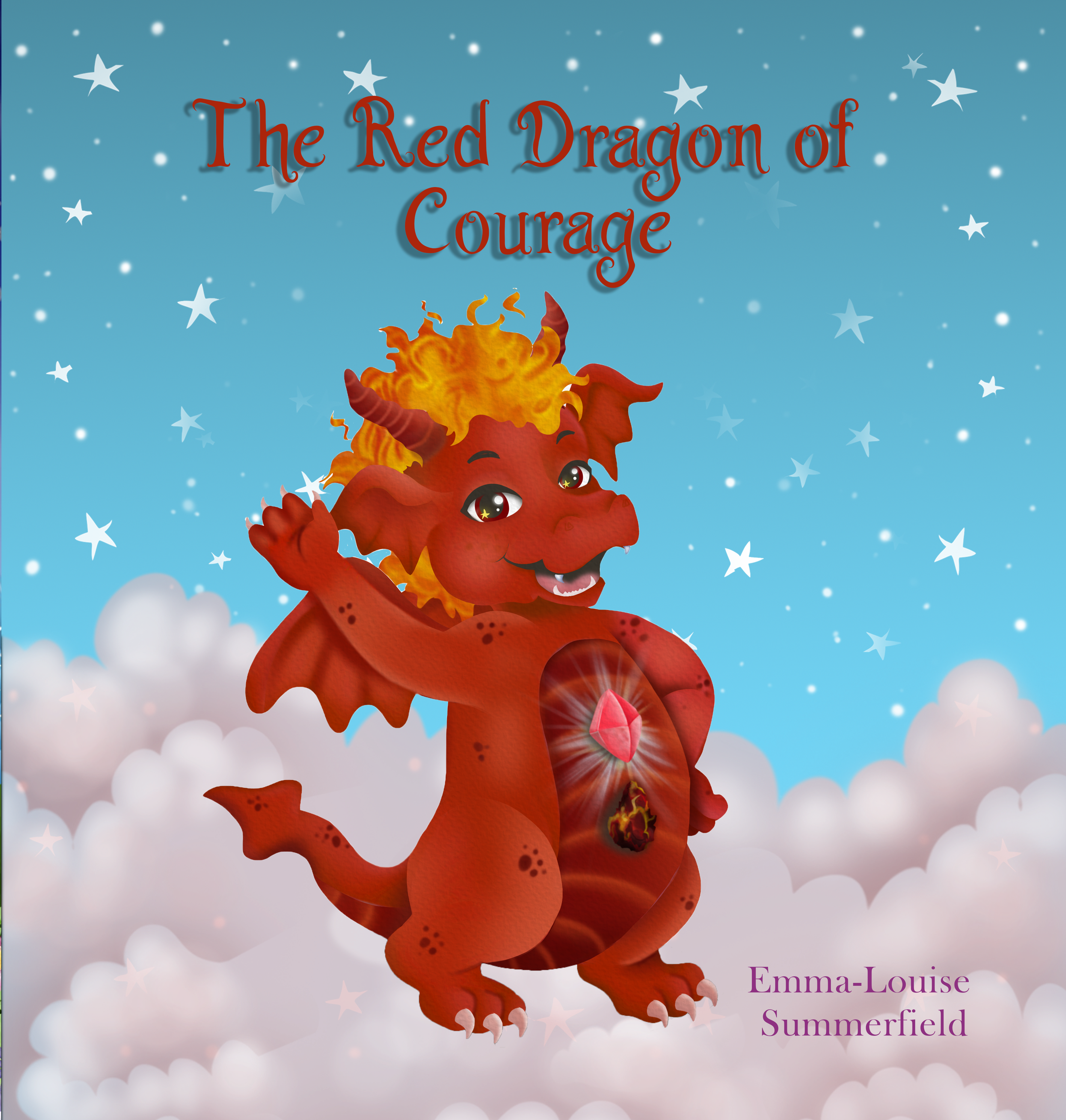 The Red Dragon of Courage (The World of Celestria)